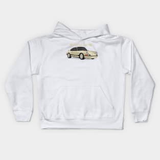 supercar 911 carrera rs turbo 1972 cream Kids Hoodie